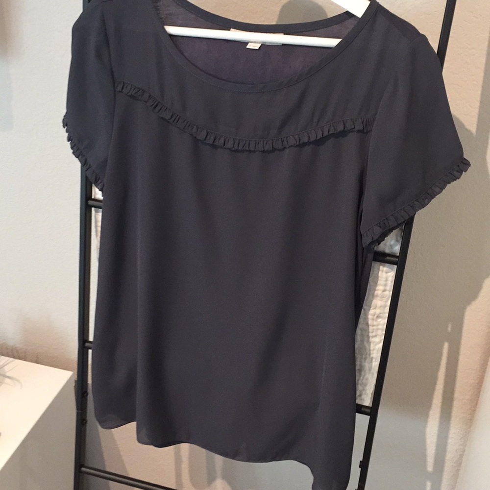 Loft mixed media top